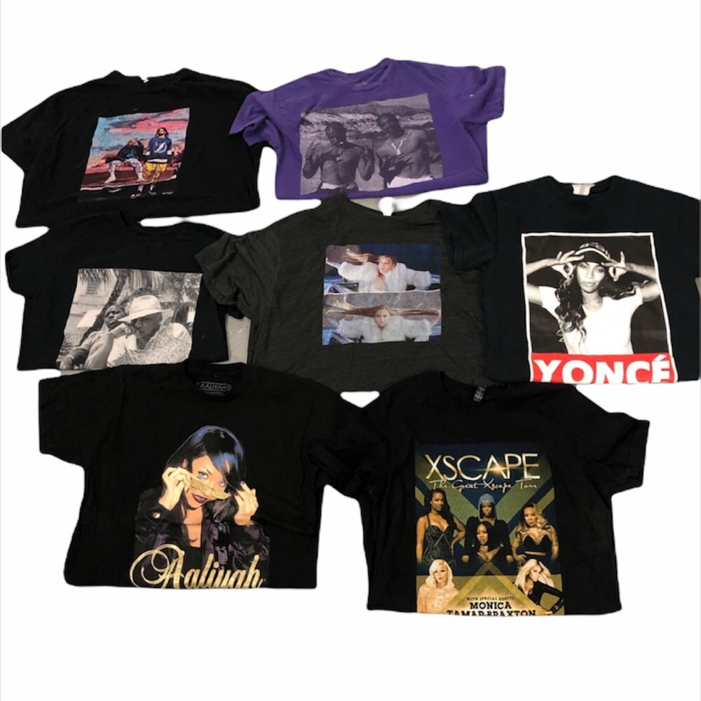 Graphic tee shirt bundle rap bundle